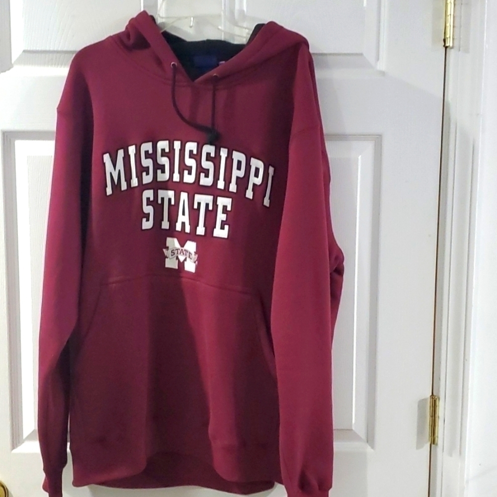 Mississippi State Drawstring Student Fan Alumni Hoodie Sweatshirt XL